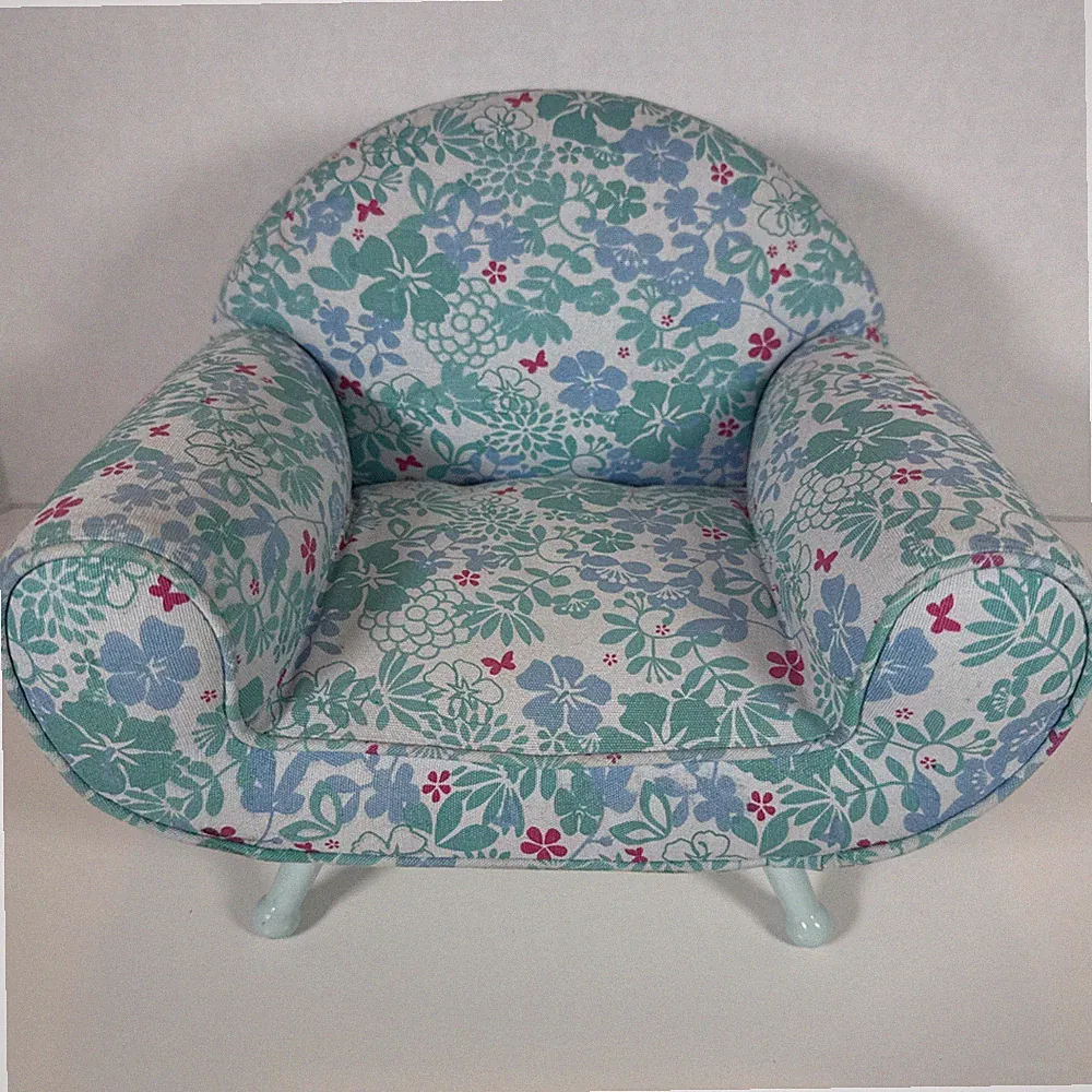 American Girl Kanani Kanani’s Lounge Chair Only Blue Floral Print