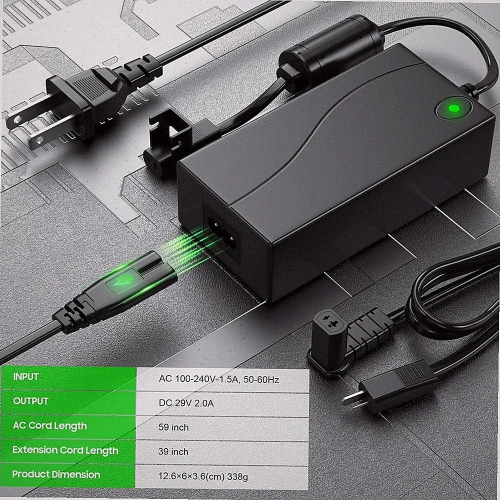 Limoss MC110 Power Recliners Power Supply Kit with Extension Cord Cable 29V2A