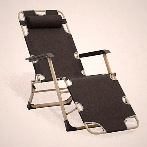 Lounge chair Segmented adjustable lounge chair, suitable for outdoor use