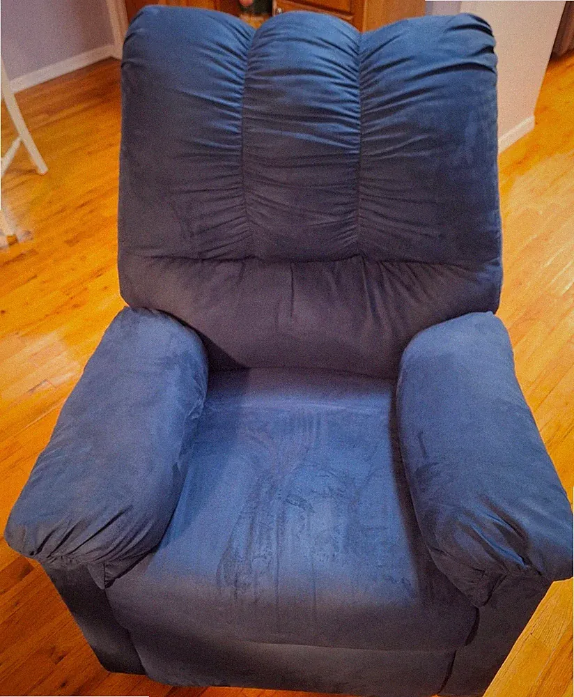 Rocking Recliner Polyester Chair