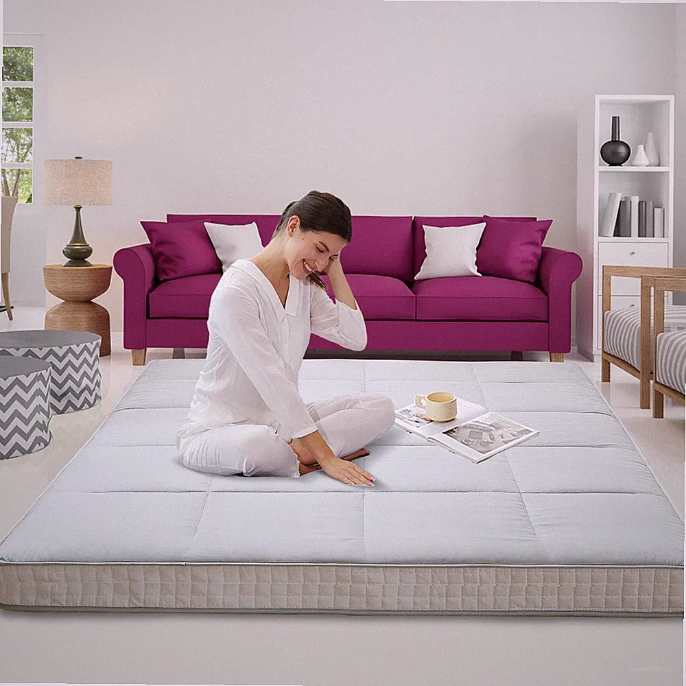SLSY Japanese Futon Mattress Foldable Roll Up Mat Boys Girls Dormitory Pad Kids